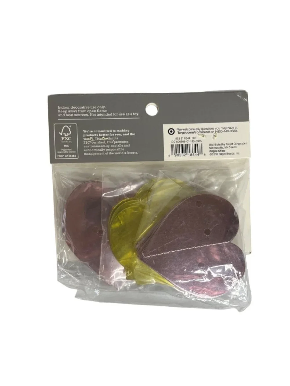 Spritz 3 Count Heart Garlands 6 Ft L Each